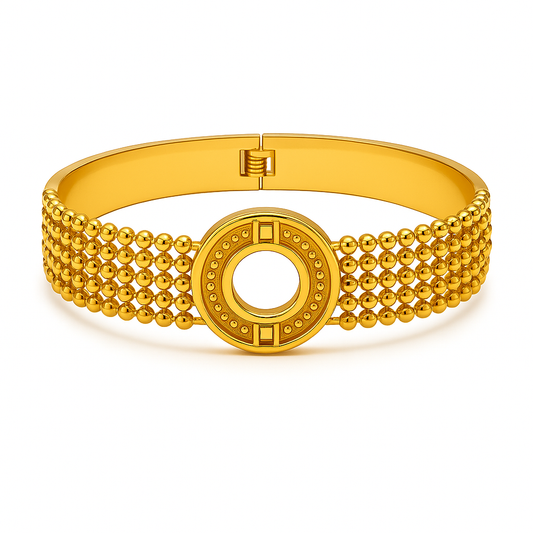 IRAZ 18k Gold Plated Anti-Tarnish Watch Style Bracelet