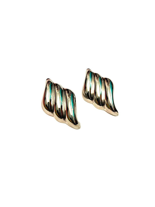 IRAZ Silver Plated Anti Tarnish Stainless Steel Wing-Shaped Fashion Earrings