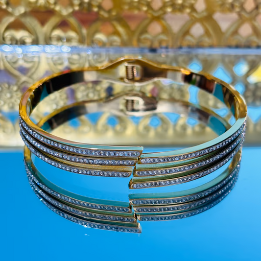 IRAZ 18k Gold Plated Anti-Tarnish Bracelet