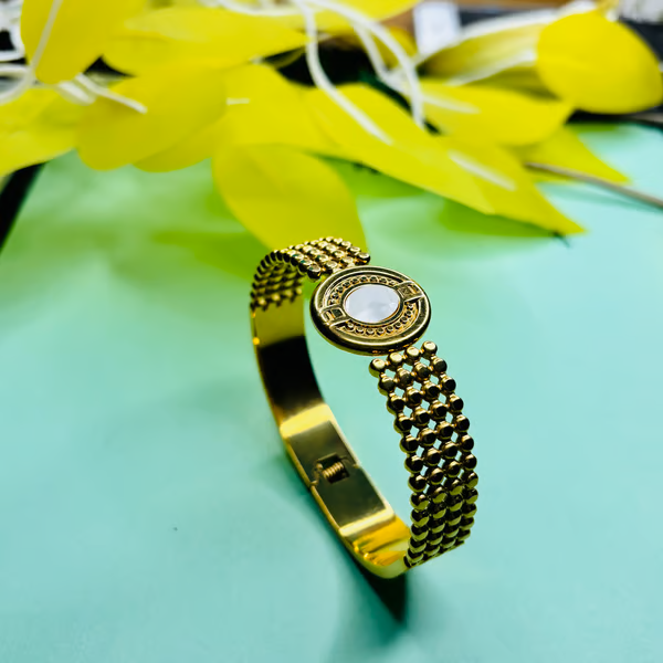 IRAZ 18k Gold Plated Anti-Tarnish Watch Style Bracelet