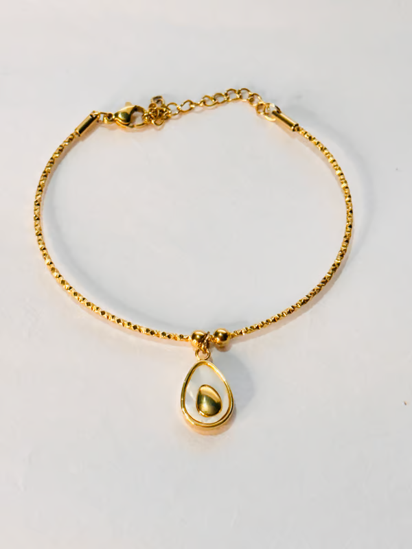 IRAZ 18k Gold Plated Anti-Tarnish Elegant Bracelet (Black)