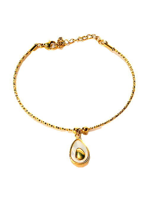 IRAZ 18k Gold Plated Anti-Tarnish Elegant Bracelet (Black)