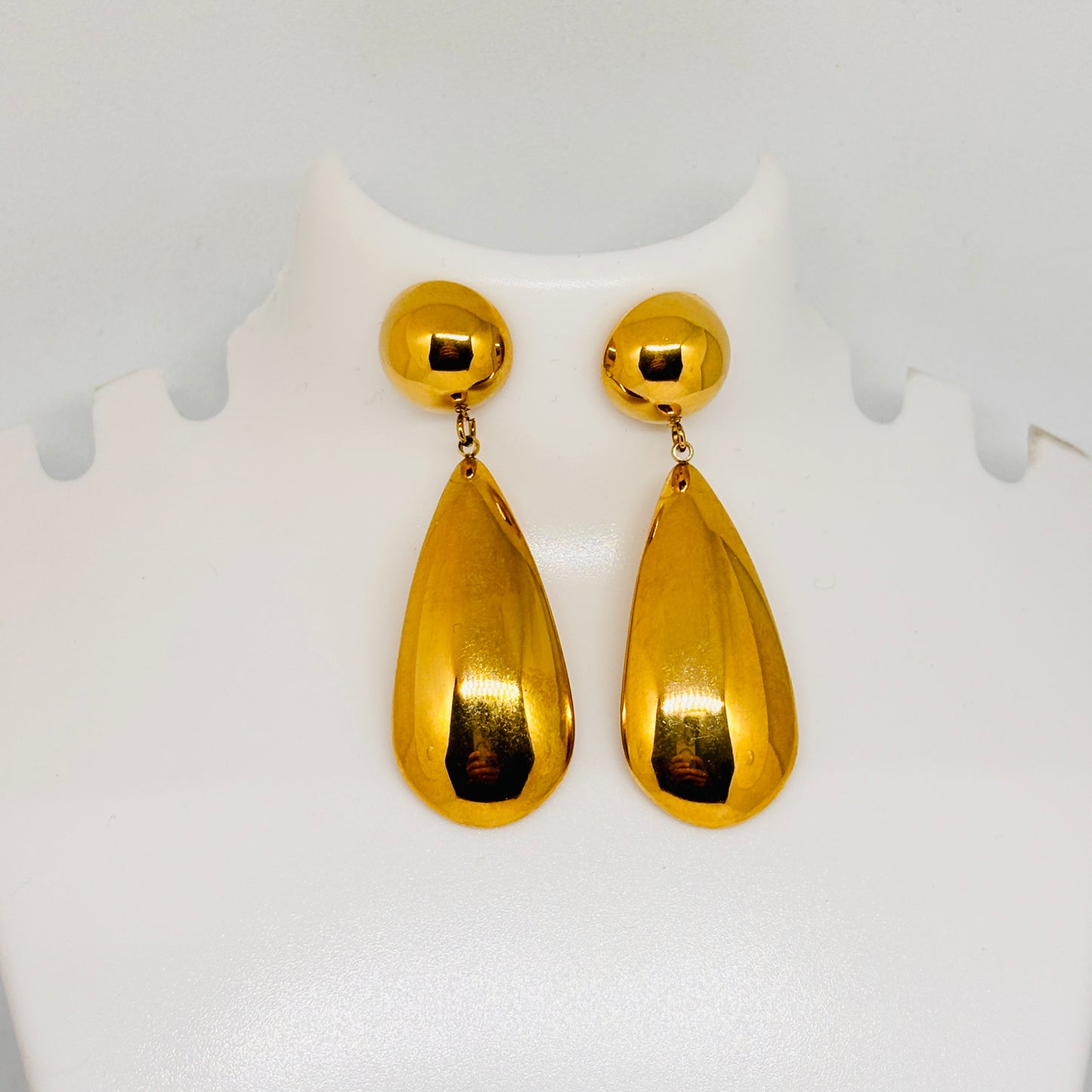IRAZ 18k Gold Plated Anti-Tarnish Teardrop Earrings